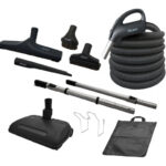 Electric attachment kit 110/24V with Super Flex hose - Brush 12 in. (30.5 cm) and BC6115 powerhead - Peppercorn - Beam