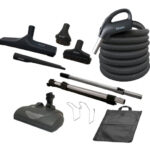 Electric attachment kit 110/24V with Super Flex hose, brush 12 in. (30.5 cm) and EBK360 powerhead - Peppercorn - Beam