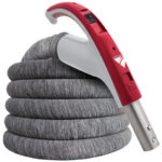 Exclusive Cyclovac 24V hose with handle and button lock