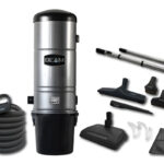 Beam 375 Hybrid central vacuum with 24V attachment kit and 35 ft Peppercorn hose