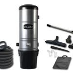 Beam 375 Hybrid central vacuum with 24V attachment kit and 35 ft Peppercorn hose